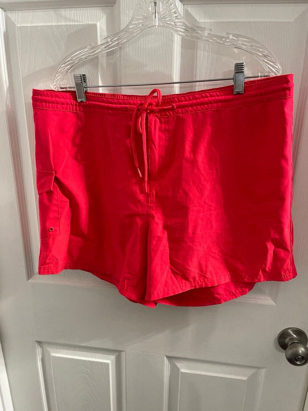 Catalina Board Shorts Size 1X (16W) Coral Flame